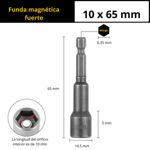 DADO MAGNETICO CON INGRESO ¼ “ - (COD:100174 - 100169 - 100170 - 100171 - 100172 - 100173)