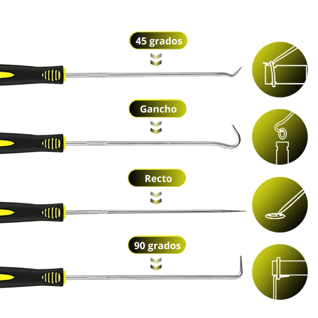 EXTRACTOR PRO DE SELLOS DE ACEITE, O'RING SET 4 - COD:100246