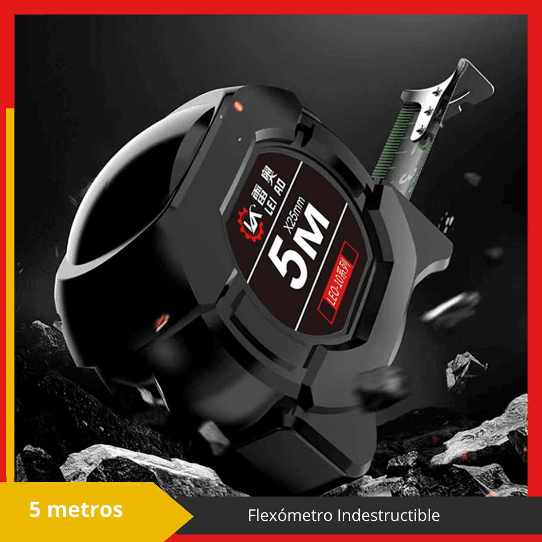 CINTA METRICA PUSH AUTOMATICO DE 5M - COD:100133