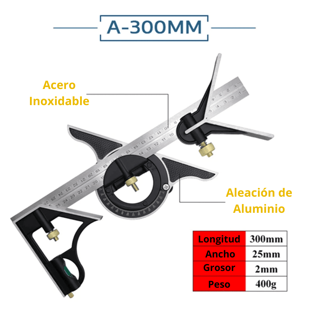 Escuadra De Combinación Multiuso 12” - COD:100211