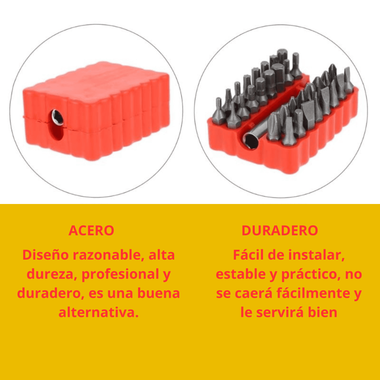 SET 33 PUNTAS DE IMPACTO HEXAGONAL - COD:100312