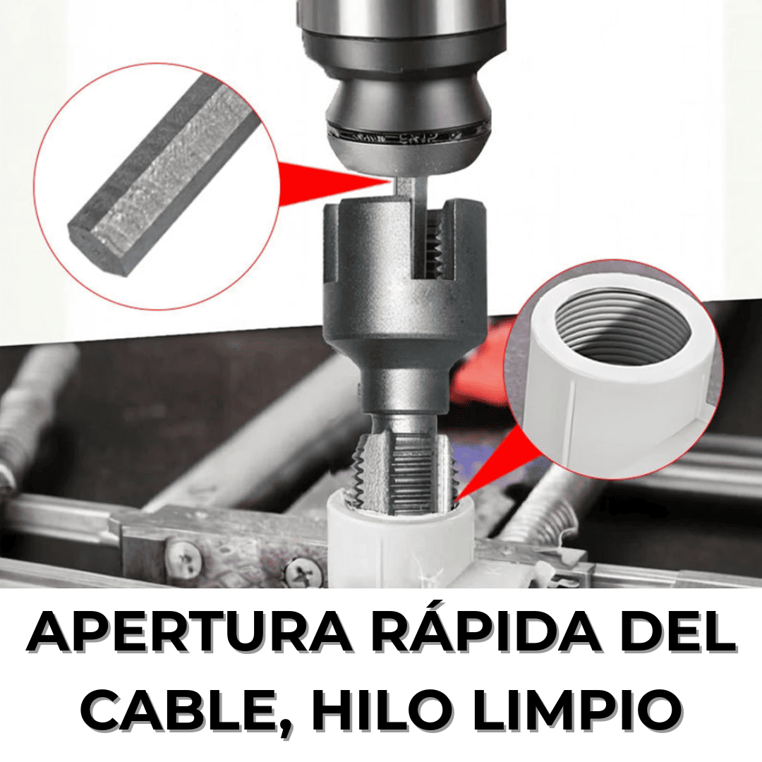TARRAJA 1/2 & 3/4 PARA TUBO PVC - (COD:100619 - 100620)