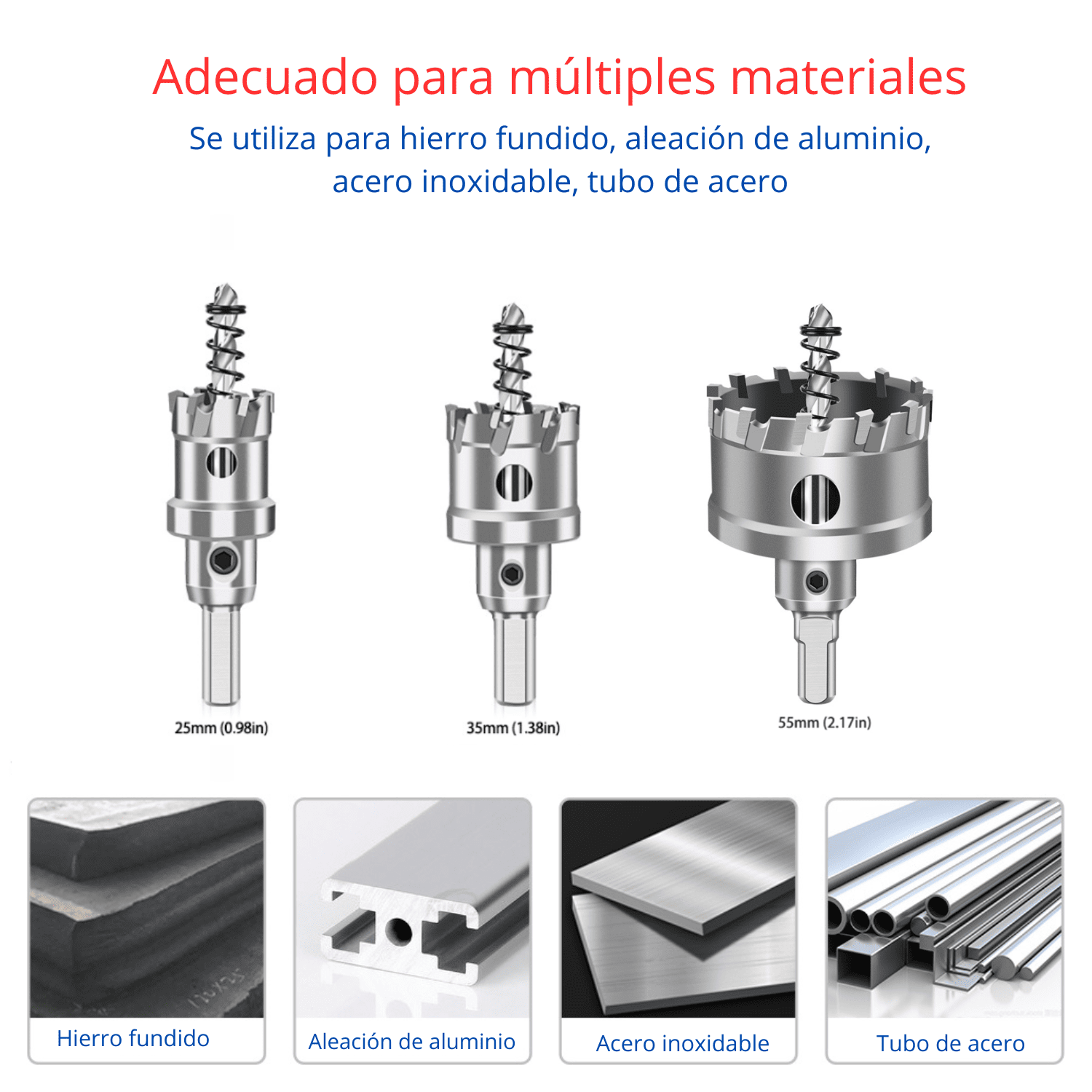 BROCA COPA CARBURADA PRO 25MM, 35MM, 55MM – (COD:100086 - 100087 - 100088)