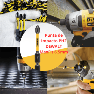 DEWALT PUNTA IMPACTO PH2X6.5mm - COD:100426