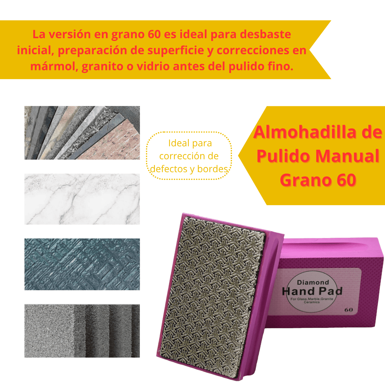 Almohadilla de Pulido Manual – Gramo 60 - COD:100054