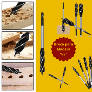Broca para madera de 1/2 (12 mm) – COD:100115