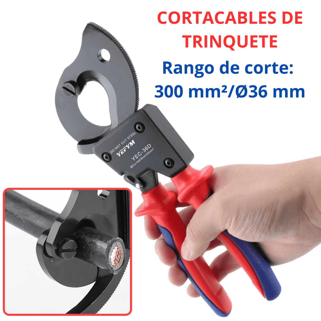 CORTADOR DE CABLE DE TRINQUETE Modelo – YEG-36D - COD:100153