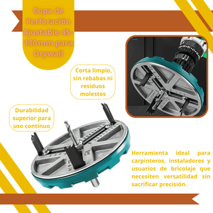COPA PERFORACIÓN AJUSTABLE PARA DRYWALL - COD:100152