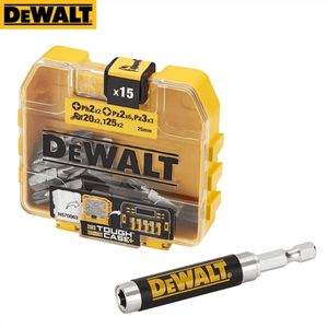 DEWALT SET 16 PUNTAS + GUIA MAGNETICA DT70522T-QZ - COD:100476