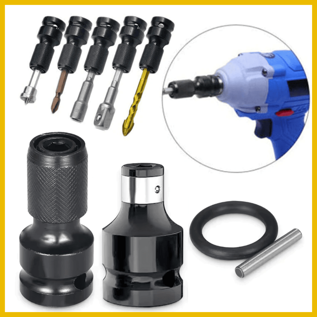 2 ADAPTADORES PARA IMPACTO DE ½ ″ A ¼ ″ - COD:100032