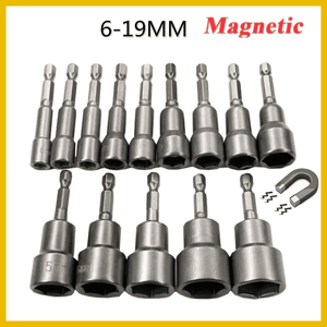 SET 13 PCS DADO MAGNETICO CON INGRESO ¼ “ - 100474