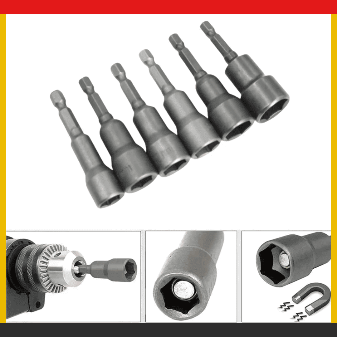 DADO MAGNETICO CON INGRESO ¼ “ - (COD:100174 - 100169 - 100170 - 100171 - 100172 - 100173)