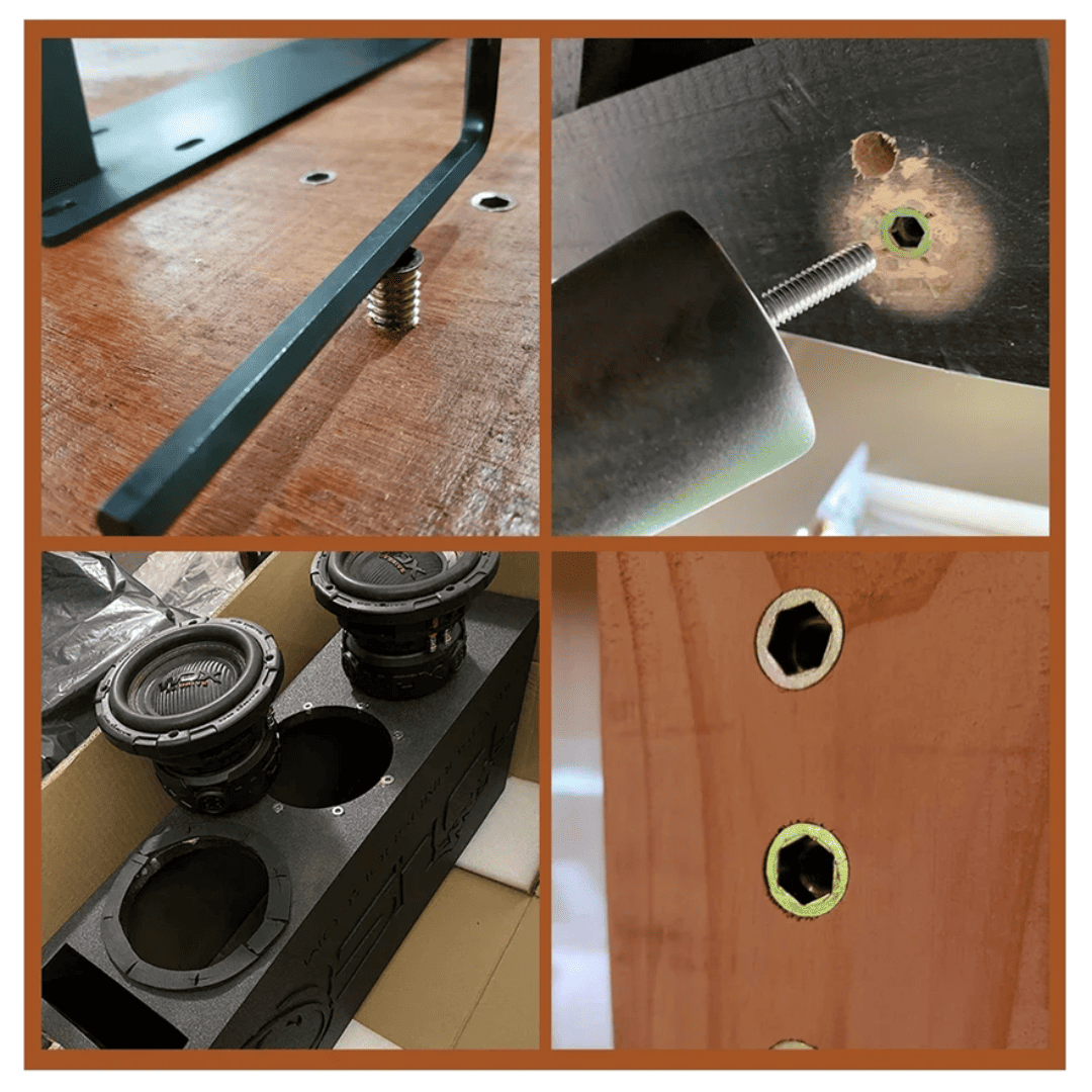 TUERCAS DE INSERCIÓN ROSCADAS 15MM – M6, M8 y M10 - (COD:100567 - 100569 - 100565)