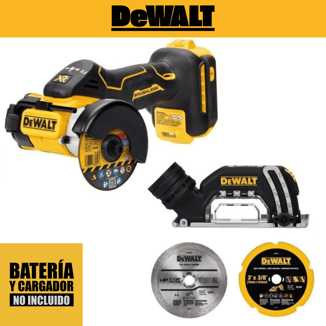 CORTADOR MÚLTIPLE 3" XR DEWALT DCS438B - COD:100718