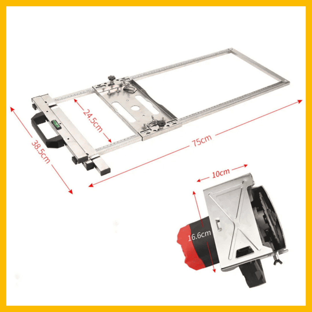 GUÍA DE BORDES PARA SIERRA CIRCULARES 7” y Ruteadora - COD:100293