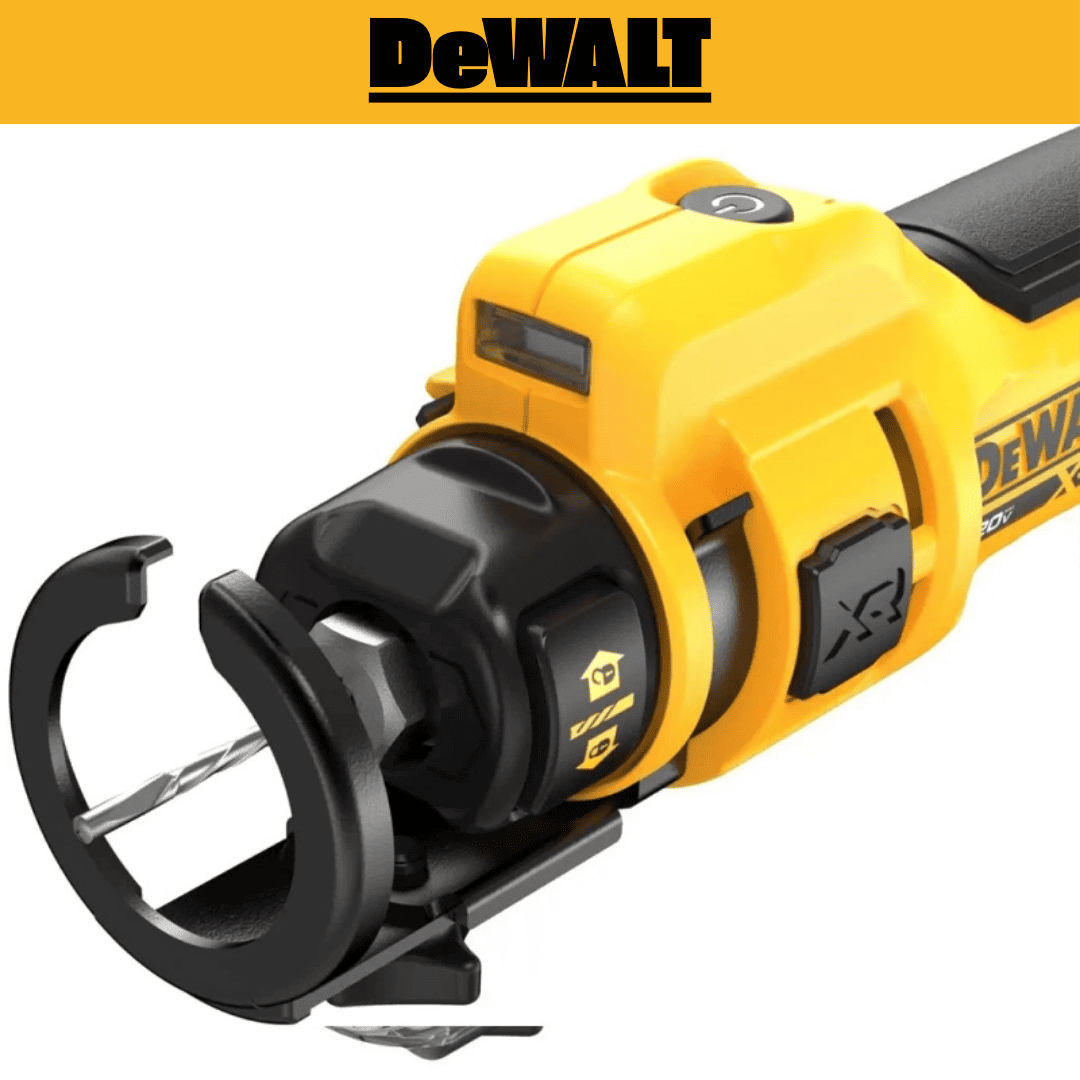 CORTADORA DE DRYWALL 1/8" - 1/4" XR DEWALT DCE555B - COD:100747