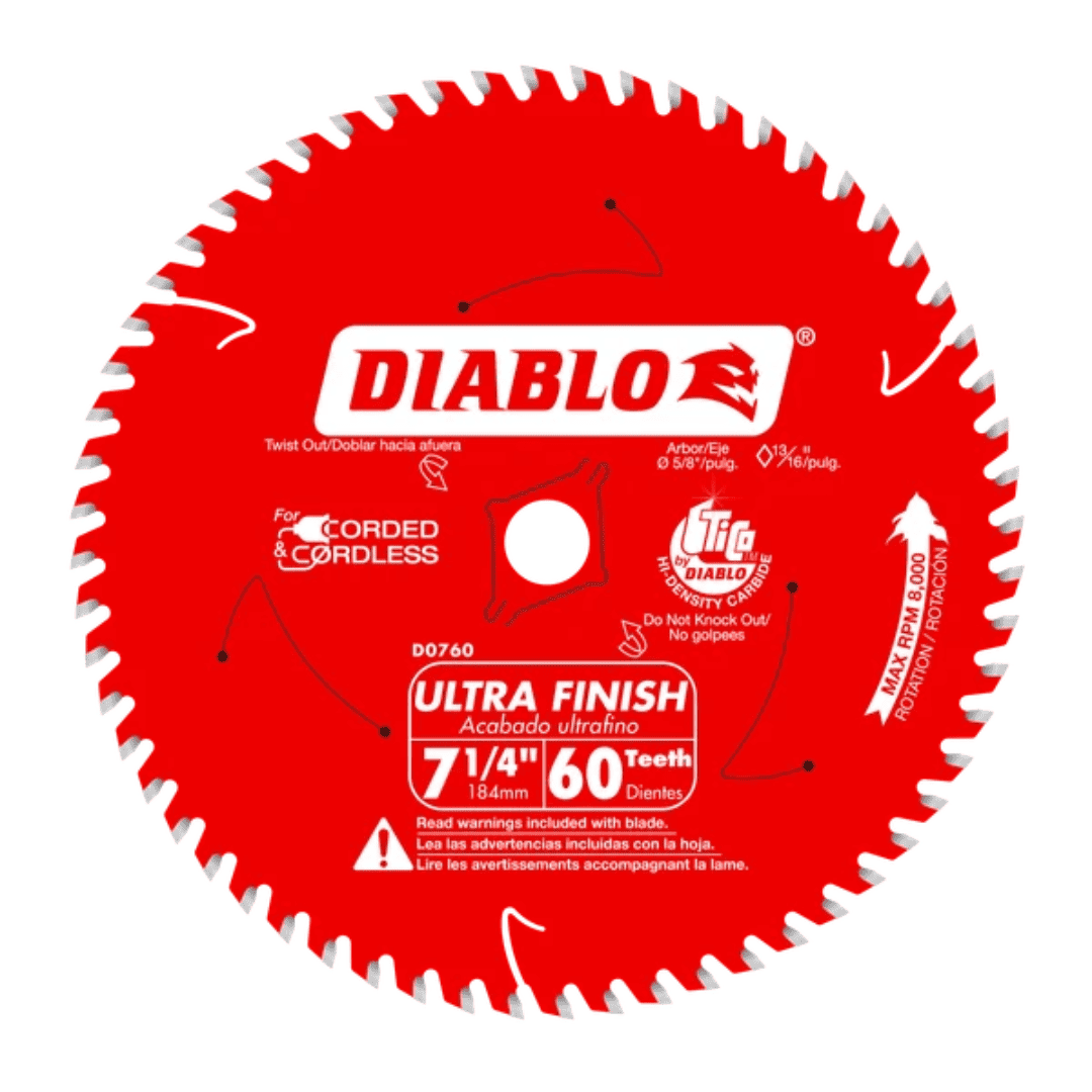 DIABLO ULTRAFINO 7 ¼ EJE 5/8 - COD:100683