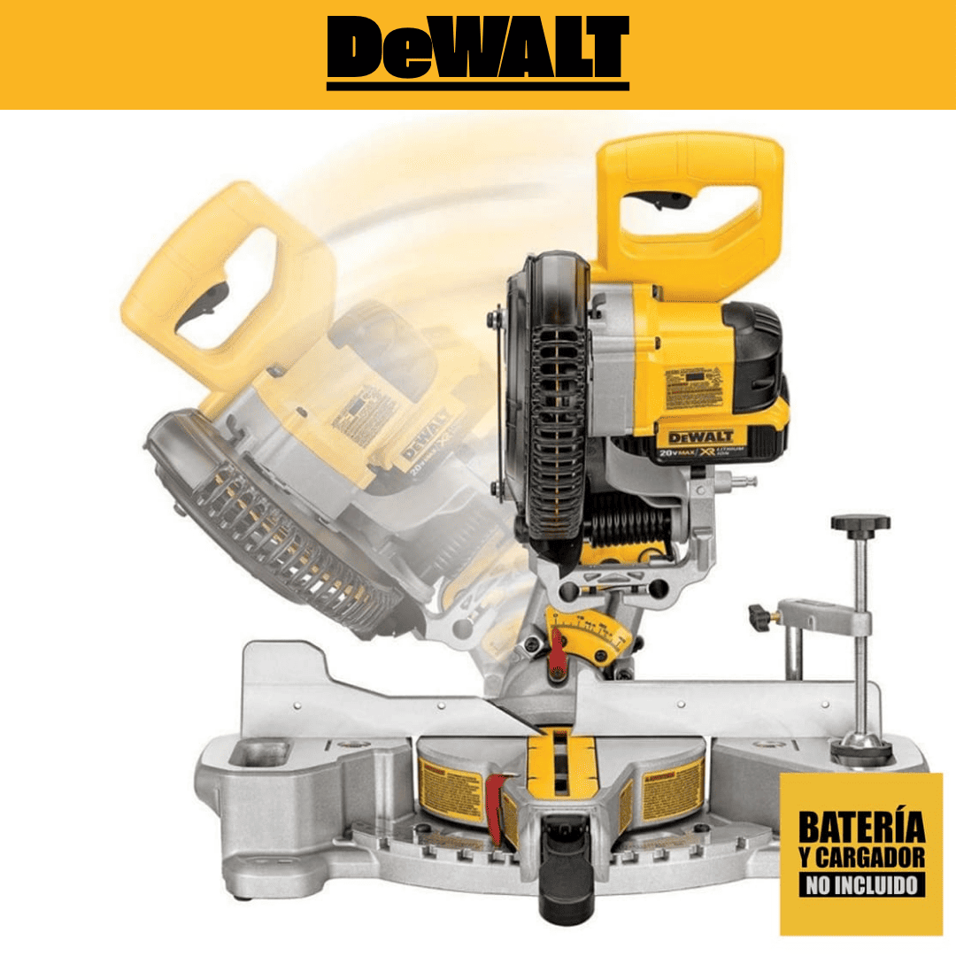SIERRA INGLETEADORA TELESCOPICA 7 1/4 - 4100 RPM DEWALT DCS361B - COD:100720