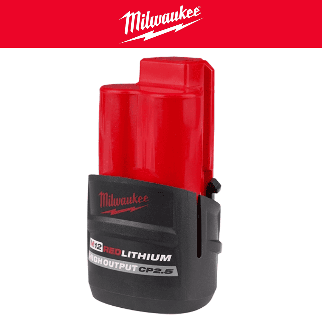 Batería HIGH OUTPUT M12 - cp2.5AH Milwaukee COD: 100753