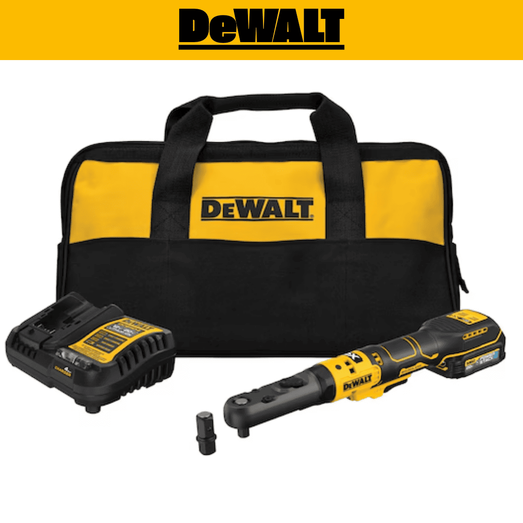 KIT RATCHET 3/8" Y 1/2" 20V BRUSHLESS 102 NM DEWALT DCF510B - COD:100712