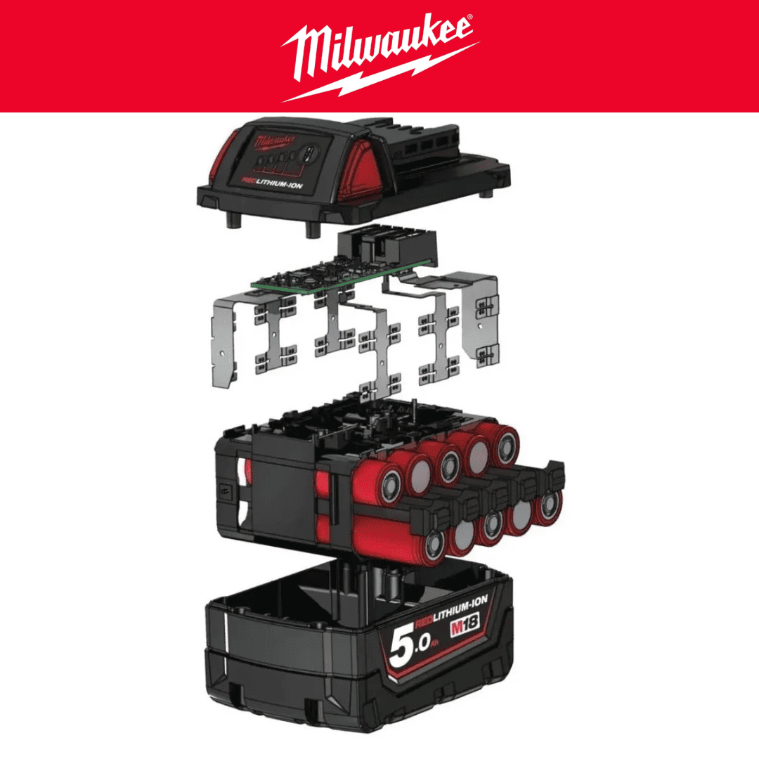 Batería ion litio m18 5ah Milwaukee - COD:100688
