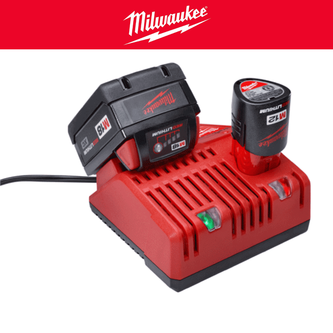 CARGADOR DE BATERIAS MILWAUKEE 48-59-1812 - COD:100671