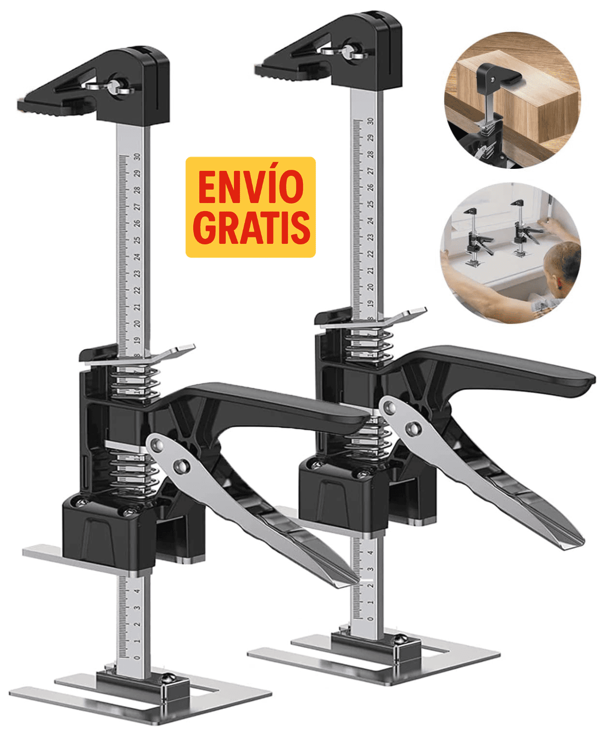 PRENSA ELEVADOR 2 EN 1 - MULTIUSO CAPACIDAD DE 200 KG - COD:100412