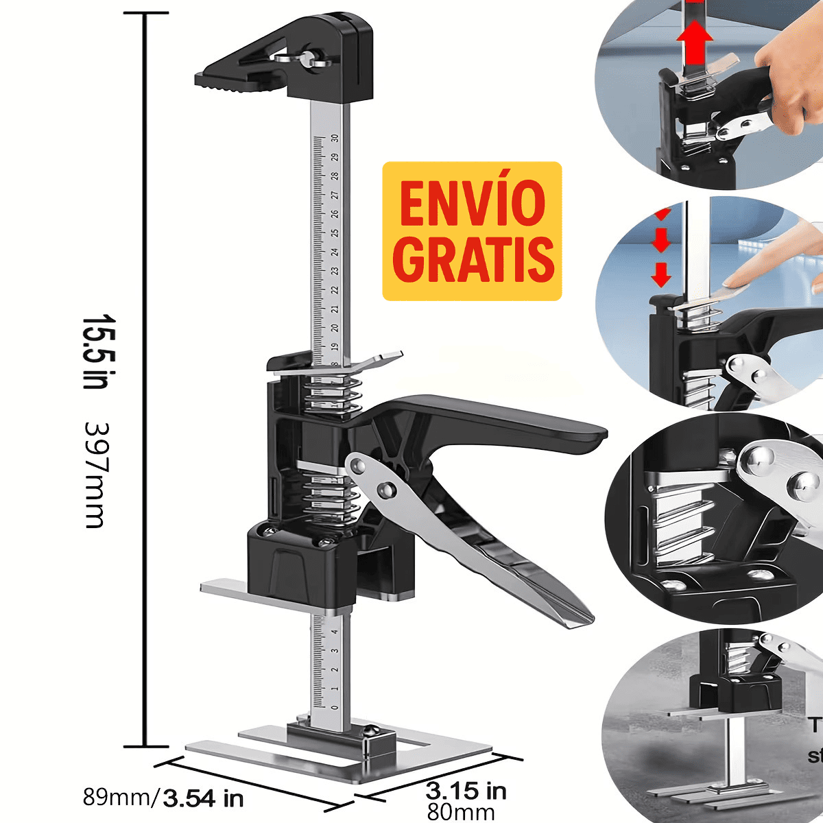 PRENSA ELEVADOR 2 EN 1 - MULTIUSO CAPACIDAD DE 200 KG - COD:100412