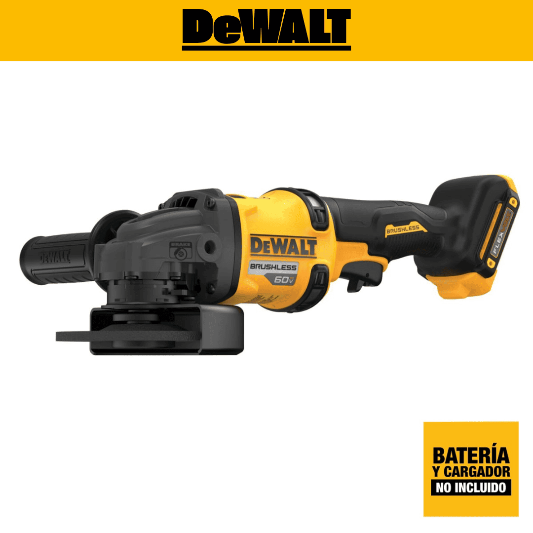 Amoladora 4-1/2" 60v xr flexvolt dewalt dcg418 - COD:100657
