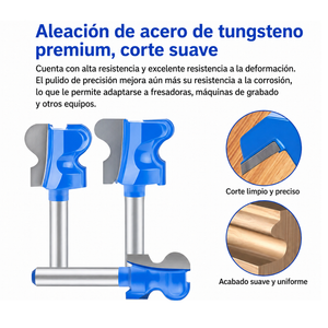 Fresa para Tiradores y Manijas Ocultas Vástago 1/4"- 100507
