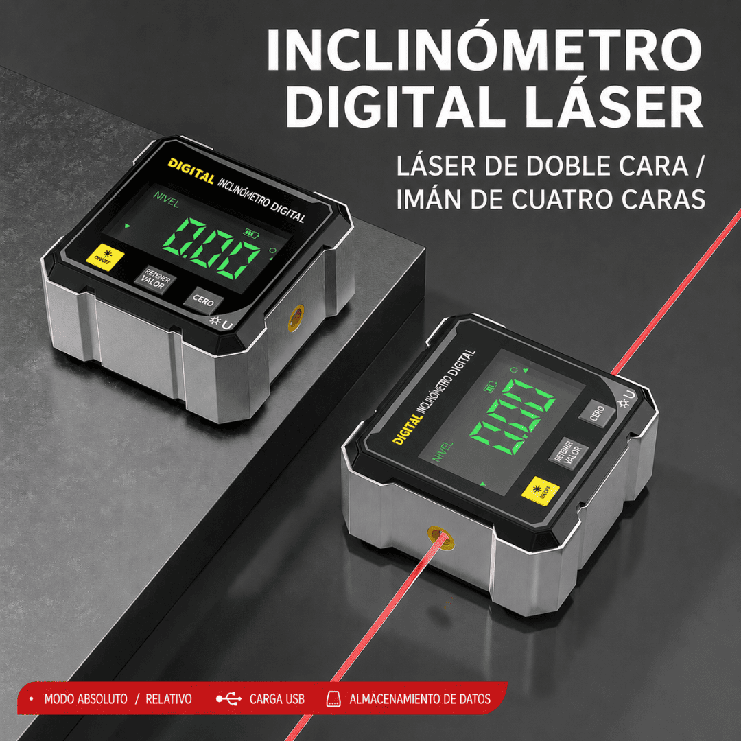 Inclinómetro Digital Doble Láser - COD:100299
