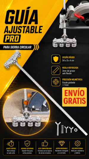 GUÍA AJUSTABLE PRO PARA SIERRA CIRCULAR - COD:101029