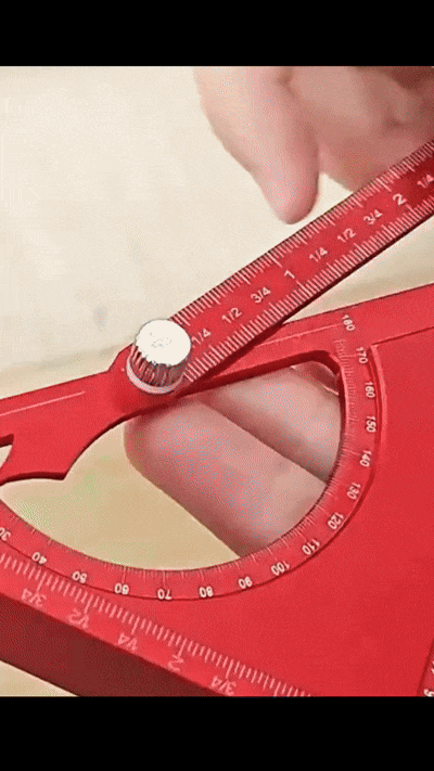 ESCUADRA DE ALUMINIO 3D PRO - 101034