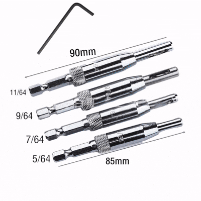 SET 2 & SET 4 BROCAS AUTO-CENTRADORA PARA BISAGRAS - COD:100478 - 100483