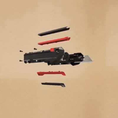 CUTTER RASCADOR 2 EN 1 + 10 hojas Repuesto - COD:100167