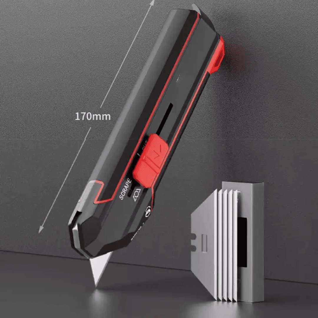 CUTTER RASCADOR 2 EN 1 + 10 hojas Repuesto - COD:100167