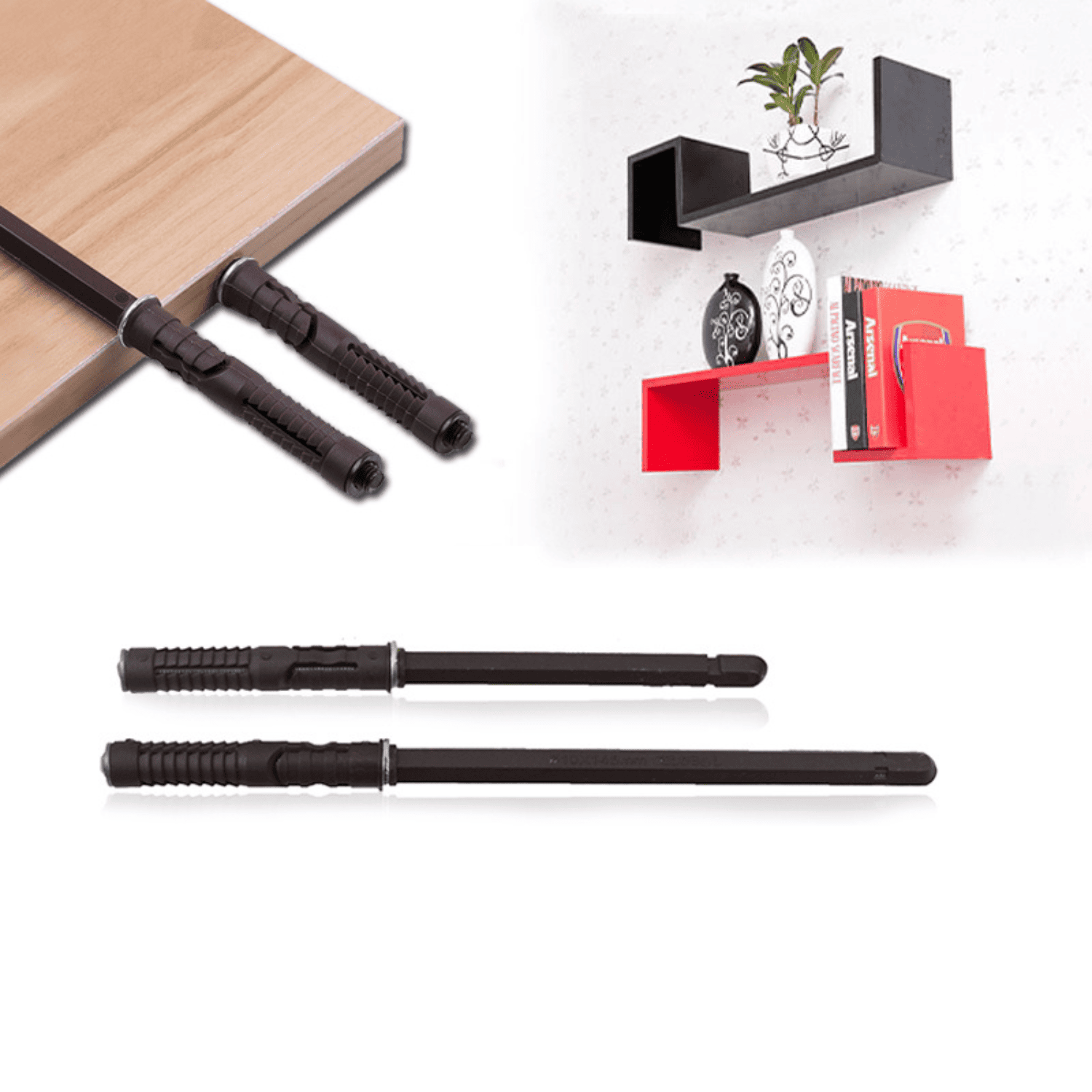 TORNILLOS OCULTOS DE 10X100MM & 10X145MM - COD:100552 - 100555