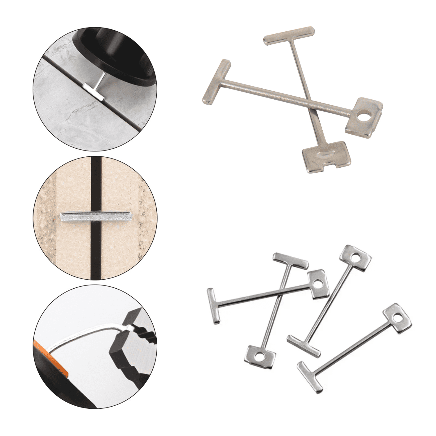 100 REPUESTOS 1.5mm & 0.9mm – NIVELADORES REUTILIZABLE - COD:100453 - 100451