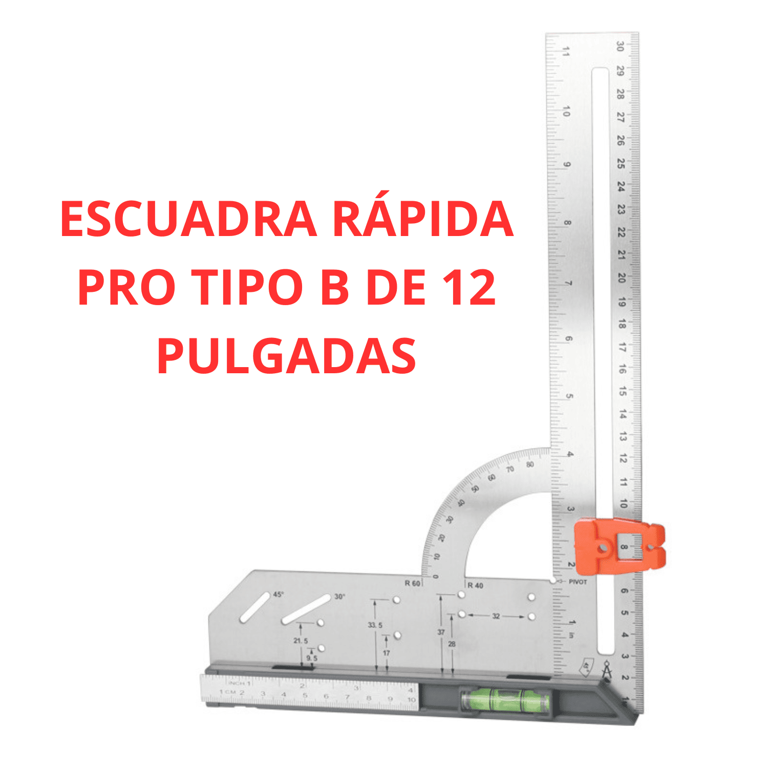 Escuadra Rápida PRO 7" y 12" – COD:100229 - 100228