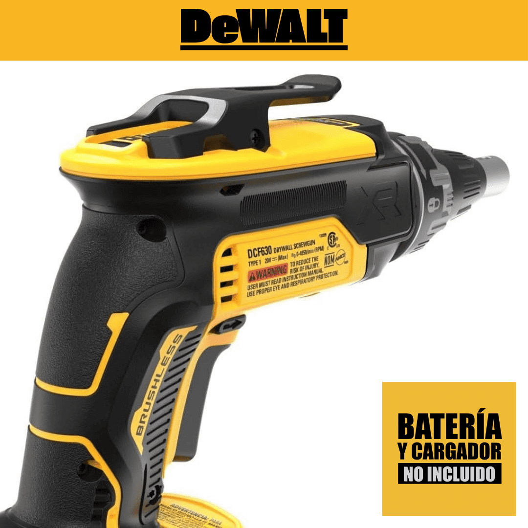 ATORNILLADOR PARA DRYWALL DEWALT XR DCF630 - COD:100715