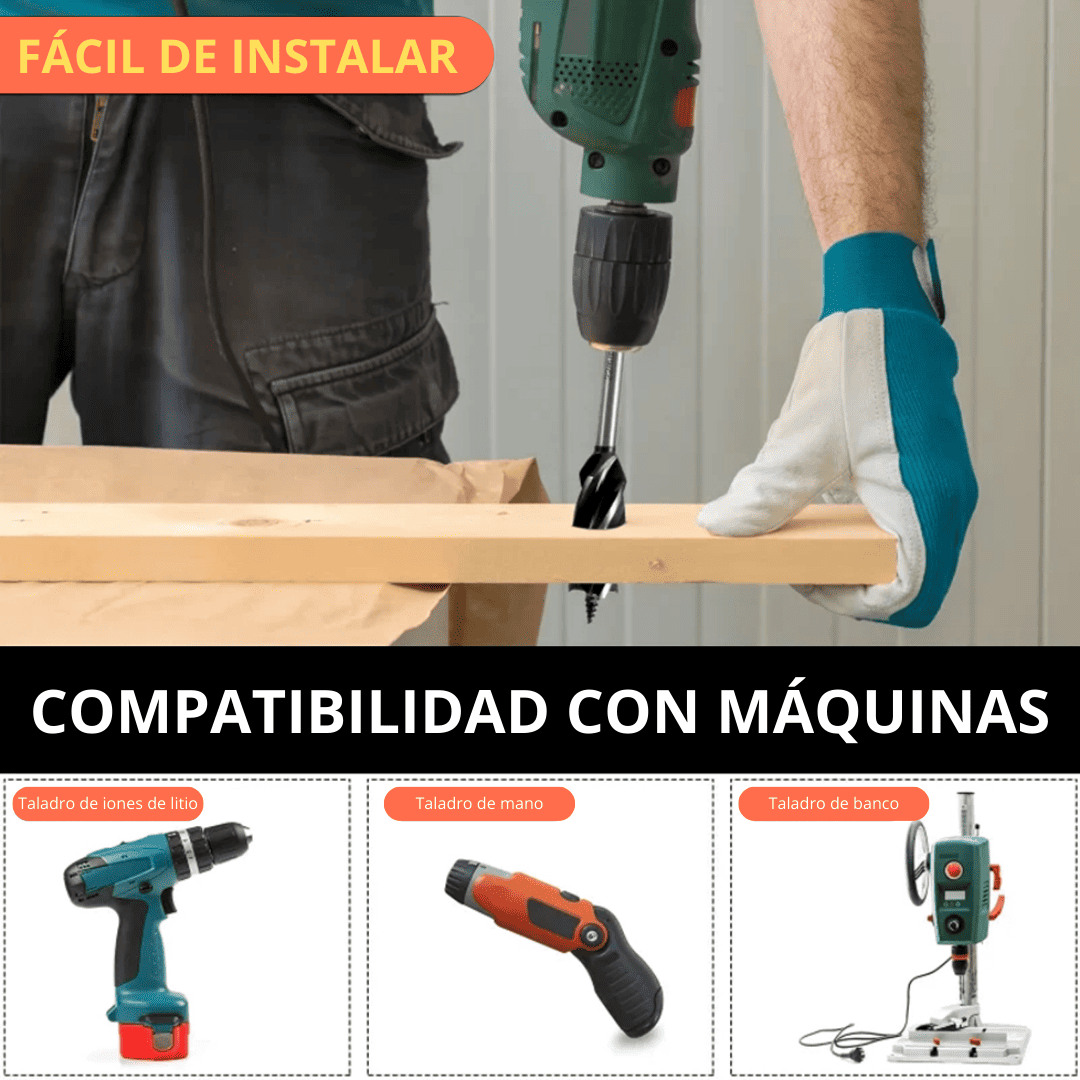 BROCA PARA MADERA DE 19MM - COD:100116
