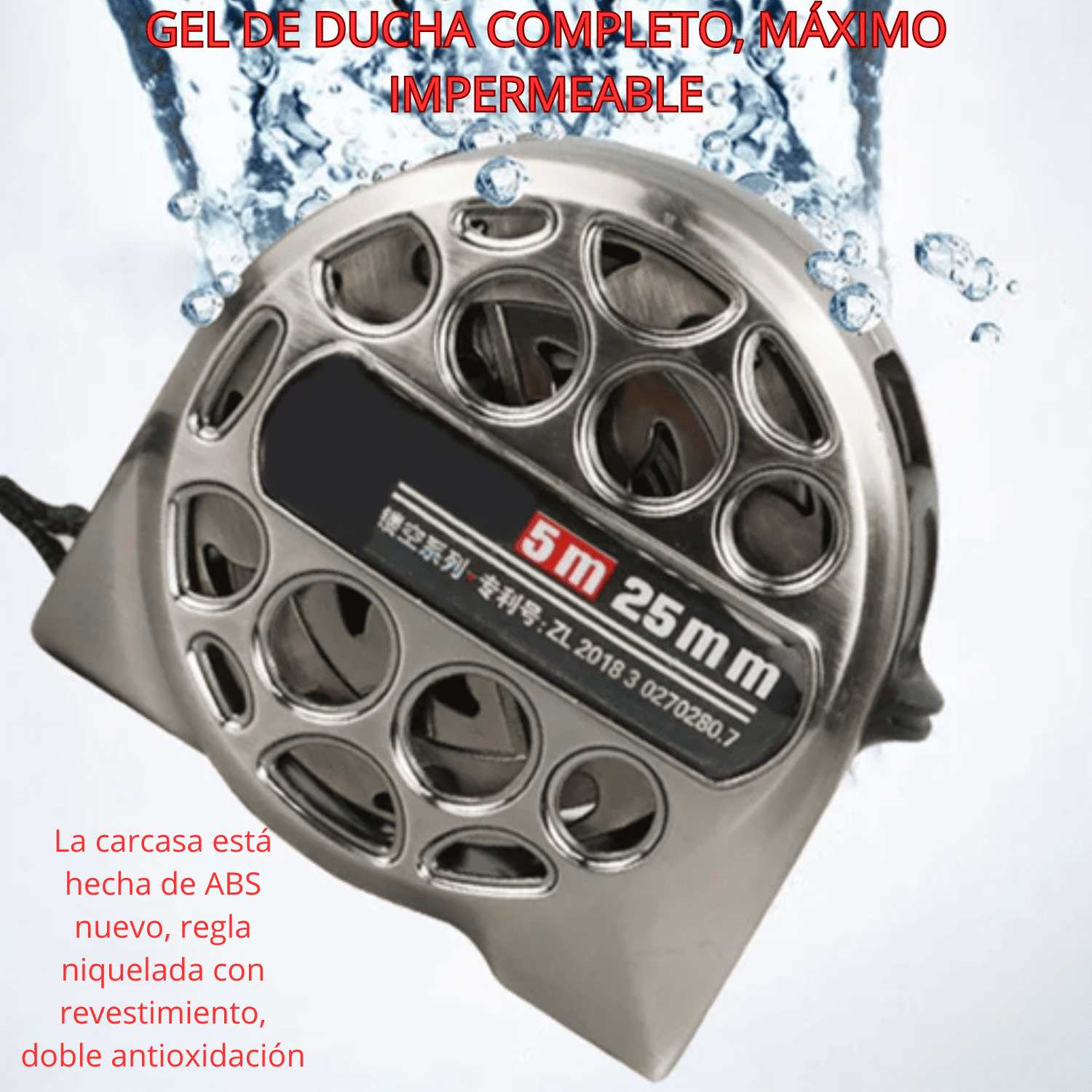 CINTA METRICA ACERO INOXIDABLE DE 7.5x25M & 5X25MM - COD:100127 - 100128