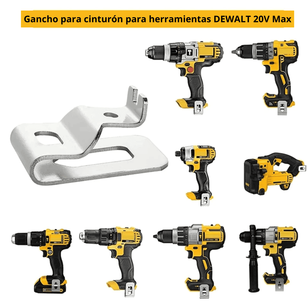 Gancho para cinturón - Para atornillador Dewalt 20v - COD:100285