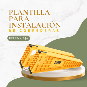 PLANTILLA PARA LA INSTALACIÓN DE CORREDERAS - COD:100396