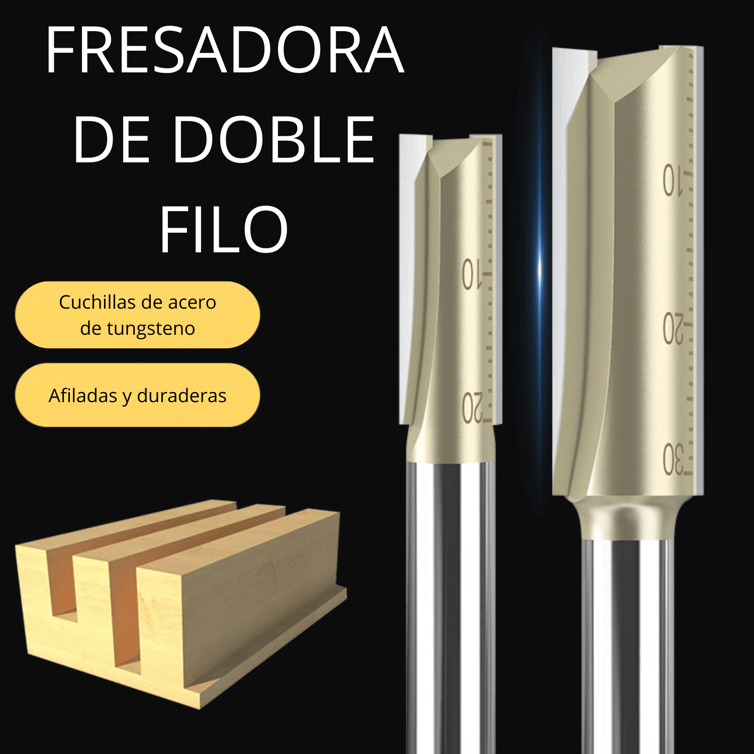 ARDEN FRESA CORTE RECTO DE 12X1/4MM - COD:100269