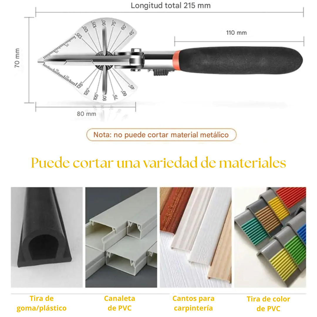 TIJERA DE INGLETE MULTIANGULO - COD:100540