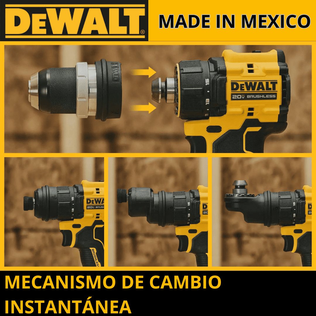 DEWALT DCD803B ATOMIC Multicabezal 5 en 1 - COD:100581