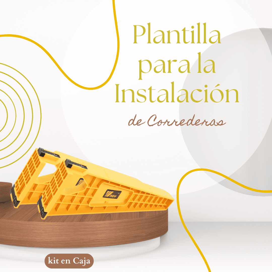 PLANTILLA PARA LA INSTALACIÓN DE CORREDERAS - COD:100396