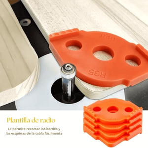SET 4PCS PLANTILLA PARA BORDE EN ABS - COD:100393