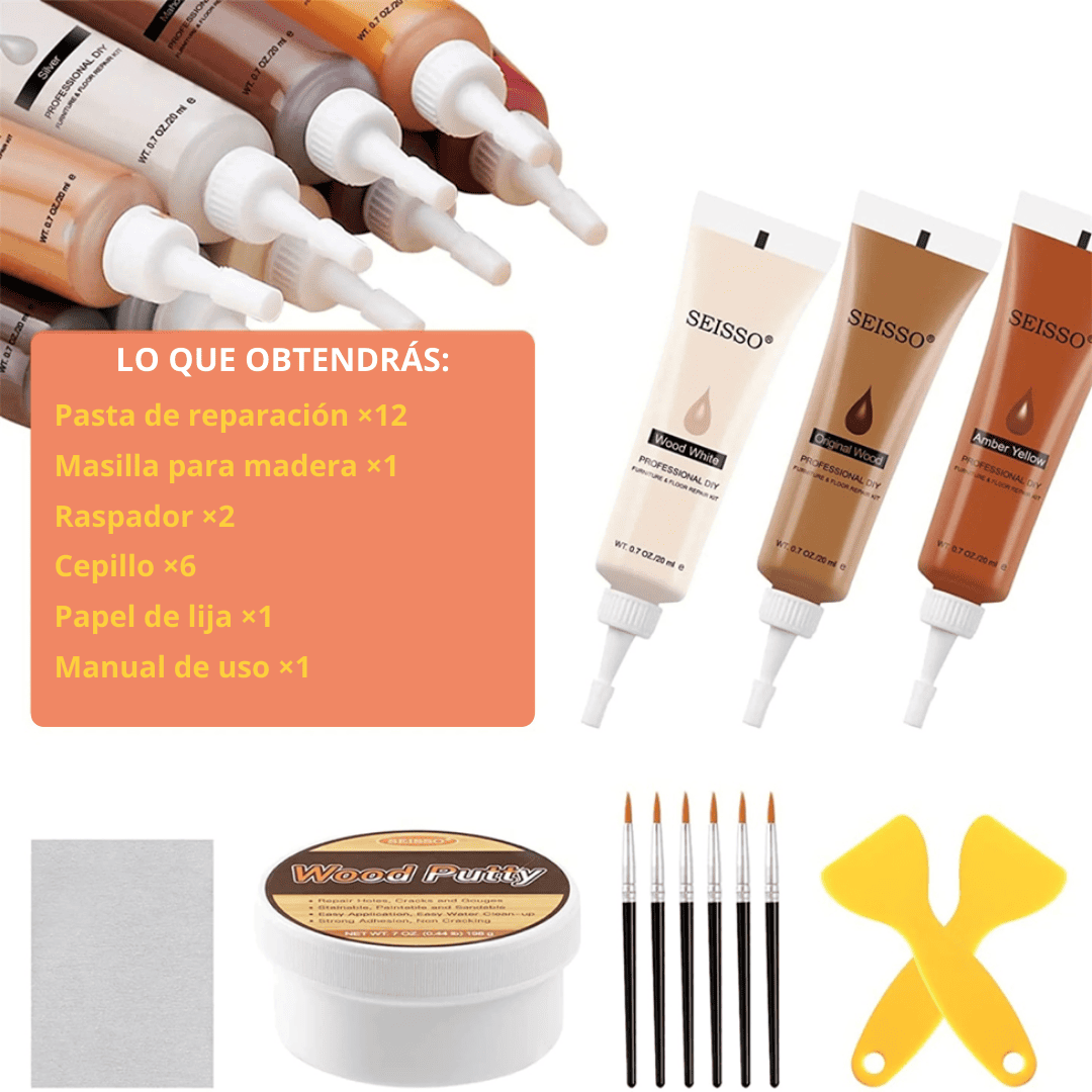 KIT 23 PCS PASTAS PARA REPARACION - COD:100315